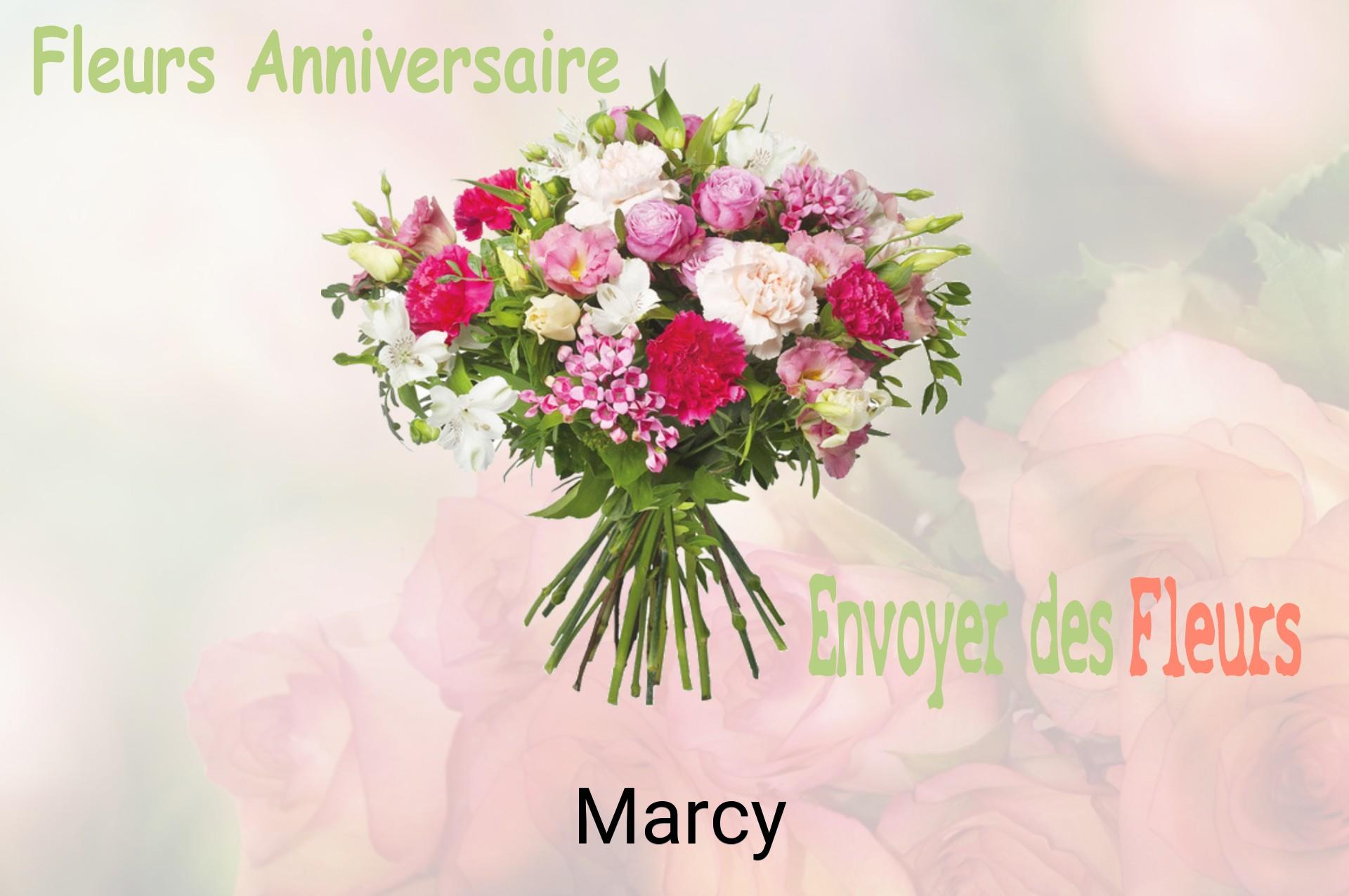 Bouquet de fleurs d’anniversaire livré à Marcy