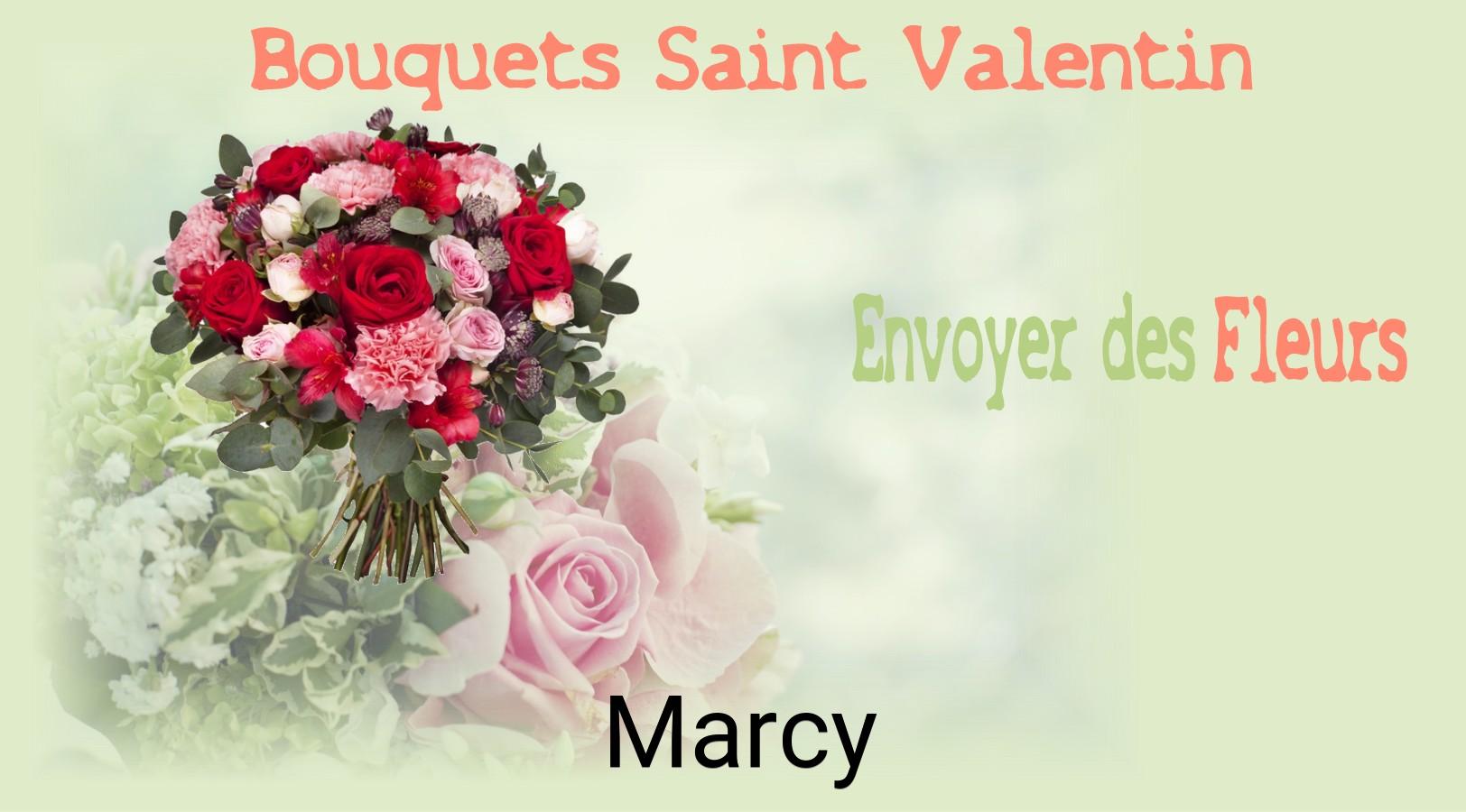 Roses de Saint-Valentin livrées à Marcy